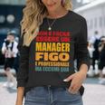 Uomo Abbigliamento Lavoro Da Manager Regalo Divertente Maglietta a maniche lunghe Regalos para ella