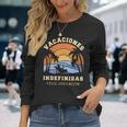 Vacaciones Indefinidas Regalo Feliz Jubilación Camiseta de manga larga Regalos para ella
