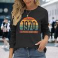 Vintage 1970 Limited Edition 50Th Birthday 50 Years Maglietta a maniche lunghe Regalos para ella