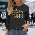 Vintage 1983 Compleanno Uomo Regalo Anno 1983 Maglietta a maniche lunghe Regalos para ella