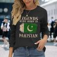 Vintage Pakistan Flag S Langarmshirts Geschenke für Sie