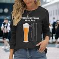 Wechselstromerklärt Bier Elektriker Technik Elektrotechnik Langarmshirts Geschenke für Sie