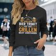 Wer Kein Bier Trinkt Grill Langarmshirts Geschenke für Sie