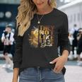 They Not Like Us Saints Long Sleeve T-Shirt Gifts for Her