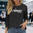 Yaya Pit Crew Race Car Birthday Family Racing Long Sleeve T-Shirt Gifts for Her