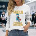 Bambino Super Fratello Maggiore Ragazzo Supereroe Fratelli Maglietta a maniche lunghe Regalos para ella