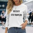 Beccati Sto Trapezio Per Favore Mac 64 Mem Trash Citazioni Maglietta a maniche lunghe Regalos para ella
