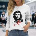 Che Guevara Cuba Rebel Signature Guerilla Icon Revolution Langarmshirts Geschenke für Sie