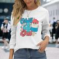 Chill The Fourth Out Popsicle 4Th Of July Boys Men Long Sleeve T-Shirt Gifts for Her