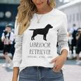 Cute Labrador Retriever Dog Lover Langarmshirts Geschenke für Sie