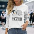 Das Ist Mein Offizielles Schlaf Penguin Gray Langarmshirts Geschenke für Sie