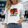 Deutschland Handball Team Flagge Ball Langarmshirts Geschenke für Sie