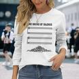 El Sonido Del Silencio Divertido Regalo Musical Camiseta de manga larga Regalos para ella