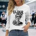 Elder Emo Moms Club Skeleton Long Sleeve T-Shirt Gifts for Her