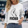 Ficko Hand Sign Fun Italian Langarmshirts Geschenke für Sie