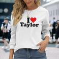 Ich Liebe Taylor Langarmshirts Geschenke für Sie