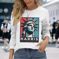 Kamala Harris 2024 Freiheitsstatue Repräsentiert Freiheit 2024 Langarmshirts Geschenke für Sie