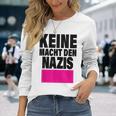 Keine Macht Den S Anti Rassismus Nzs Rechtsextemismus Langarmshirts Geschenke für Sie