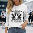 Line Dance Line Dancer Country Dance Maglietta a maniche lunghe Regalos para ella