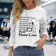 Mein Seelkomöster Meine Maine Coon Cat Lover Kitten Langarmshirts Geschenke für Sie