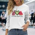 Melon Watermelon Summer Fruit Fruit Langarmshirts Geschenke für Sie