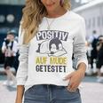 Positiv Auf Müde Getestet Cute Penguin Sleep S Langarmshirts Geschenke für Sie