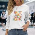 Retro Happy Last Day Of School End Of School Out Langarmshirts Geschenke für Sie