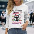 Senior 2025 Graduation My Last First Day Of Class Of 2025 Long Sleeve T-Shirt Gifts for Her