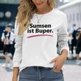 Sumsen Ist Buper Word Game Slogging Langarmshirts Geschenke für Sie