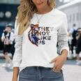 They Not Like Us Tigers Long Sleeve T-Shirt Gifts for Her