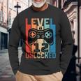 12 Anni Compleannoideogiochi Level 12 Unlocked 2009 Maglietta a maniche lunghe Regalos para ancianos