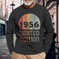 1956 Limited Edition 66 Anni 66 Compleanno Donna Uomo Regalo Maglietta a maniche lunghe Regalos para ancianos