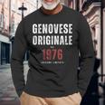 1976 Compleanno Genovese Uomo Donna Maglia Divertente Maglietta a maniche lunghe Regalos para ancianos