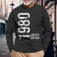 44° Compleanno 44 Uomo Donna Anni 1980 Regalo Maglietta a maniche lunghe Regalos para ancianos