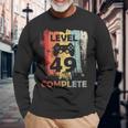 49 Anni Regalo Di Compleanno Uomo Donna Livello 49 Completo Maglietta a maniche lunghe Regalos para ancianos