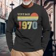 50 Anni Di Compleanno Regalointage Classico Nato Nel 1970 Regali Maglietta a maniche lunghe Regalos para ancianos