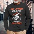 60 Jahre Und Ich Fahre Immer Noch Ohne Akku Bicycle Langarmshirts Geschenke für alte Männer