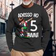 Adesso Ho 5 Anni Maglia Calcio 5 Anni Compleanno Bambino Maglietta a maniche lunghe Regalos para ancianos