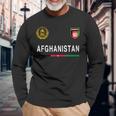 Afghanistan Sports Football Flag Football Langarmshirts Geschenke für alte Männer