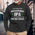 Amateur Radio Grandpa Funker Ham Amateur Radio Langarmshirts Geschenke für alte Männer