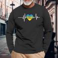 Amazigh Heartbeat Lovers Intage Berber Amazigh Fl Langarmshirts Geschenke für alte Männer