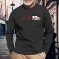 Ambulanza Heartbeat Impulse Primo Contatto Partner Maglietta a maniche lunghe Regalos para ancianos