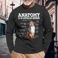 Anatomia Di Un Pastore Australiano Maglietta a maniche lunghe Regalos para ancianos