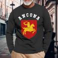 Ancona Stemma Jersey Bandiera Calcio Maglietta a maniche lunghe Regalos para ancianos