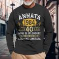 Annata 1984 Anni 40 Compleanno Uomo Regalointage 1984 Maglietta a maniche lunghe Regalos para ancianos