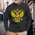 Aquila Russa Unione Sovietica Slava Cccp Urss Soviet Russia Maglietta a maniche lunghe Regalos para ancianos