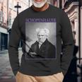 Arthur Schopenhauer Filosofo Tedesco Maglietta a maniche lunghe Regalos para ancianos