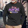 In My Auntie Era Astronaut Space Family Matching Long Sleeve T-Shirt Gifts for Old Men