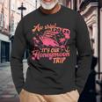 Aw Ship It’S Our Honeymoon Trip 2024 Just Married Cruise Long Sleeve T-Shirt Gifts for Old Men