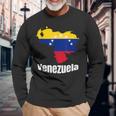 Banderaenezuela 7 Estrellas 7 Starsenezuelan Flag Maglietta a maniche lunghe Regalos para ancianos